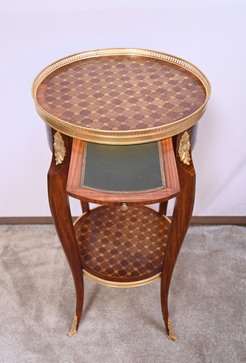 Table Basse Ovale En Acajou Massif Style Colonial - Palazzo INT - 115 Cm