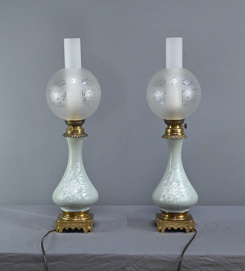 Lampe De Fiacre, Fin XIXème, Laiton